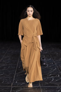 비대칭 랩 블라우스 / Asymmetry Wrap Blouse