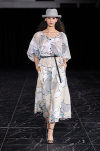 보타니컬 무늬 블라우스 / Botanical Print Blouse