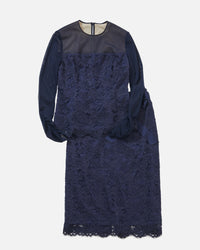 러셀 레이스×튤 블라우스 / Raschel Lace Tulle Blouse