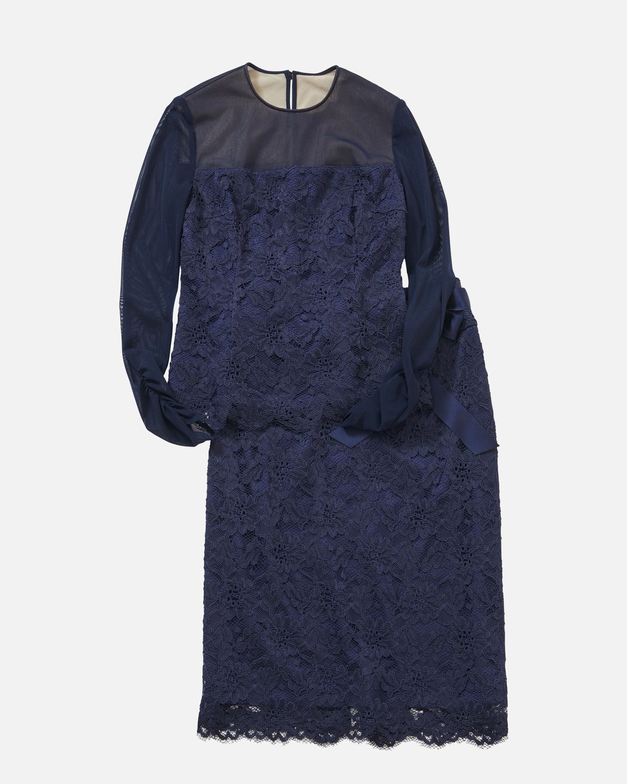 러셀 레이스 타이트 스커트 / Raschel Lace Straight Skirt