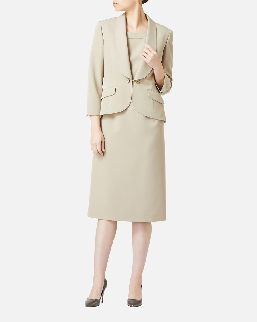 스트레치 크레페 원피스 / Stretch Crepe Dress