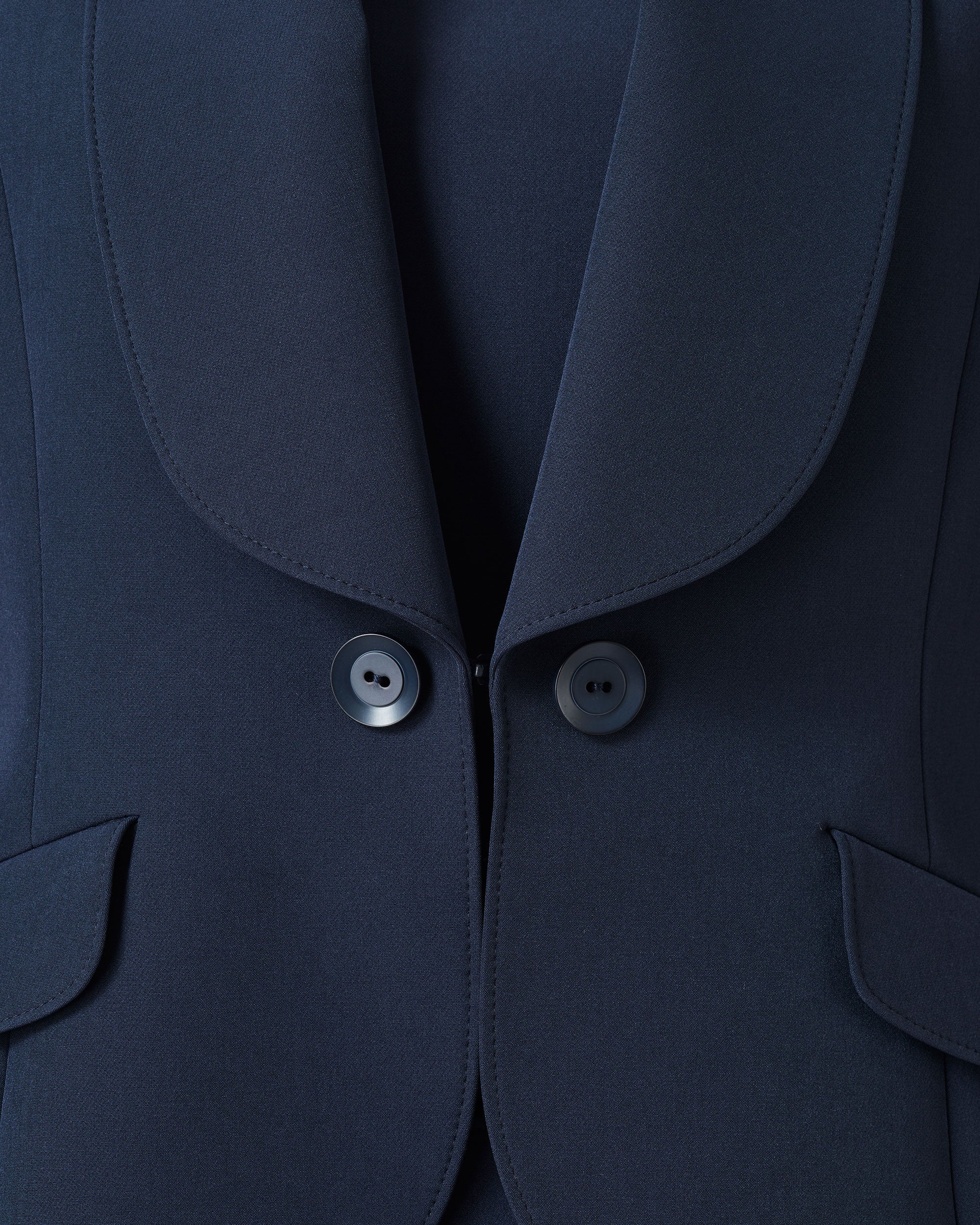 스트레치 크레페 숄 컬러 재킷 / Shawl Lapel Stretch Crepe Jacket