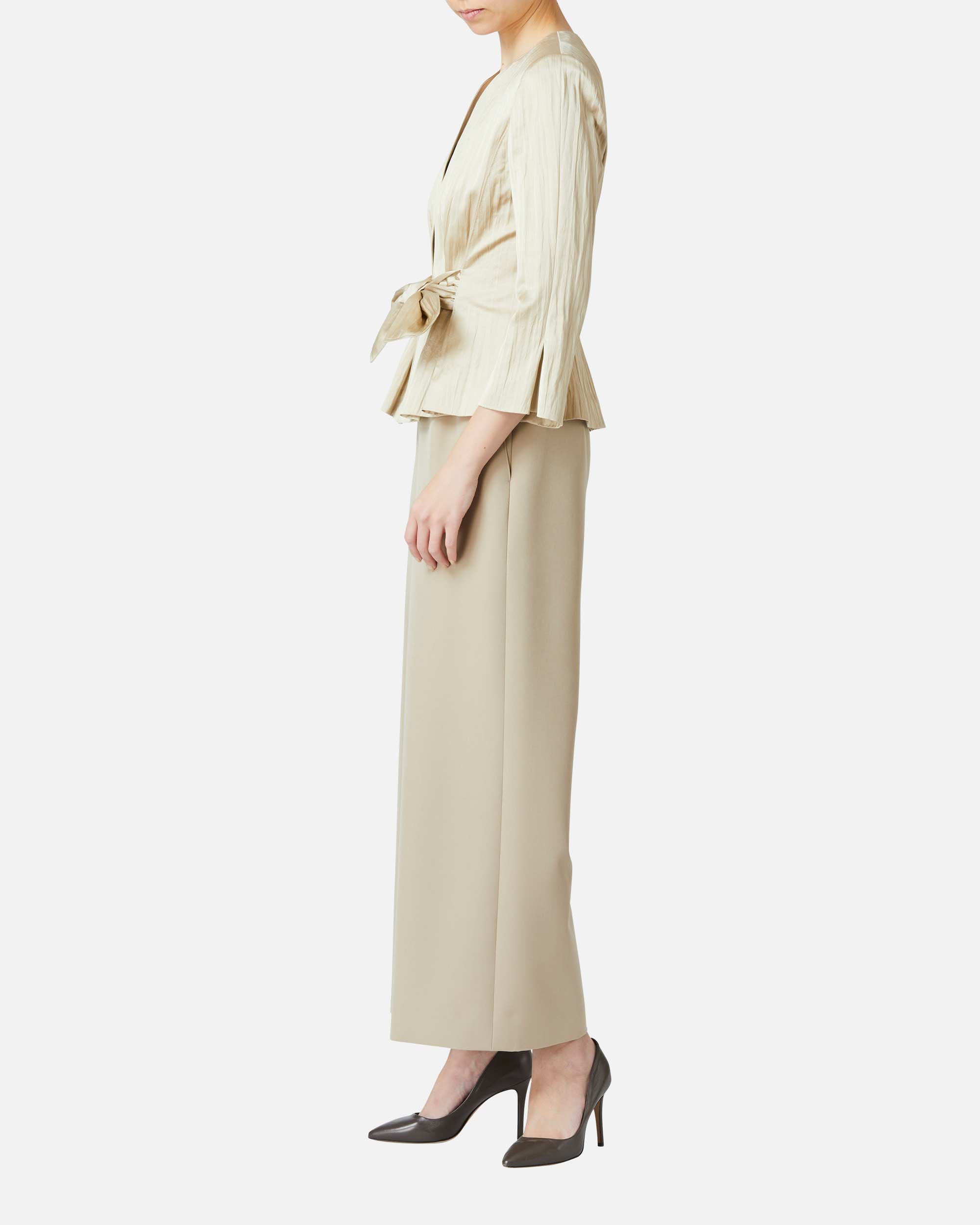 스트레치 크레페 와이드 팬츠 / Wide Stretch Crepe Pants
