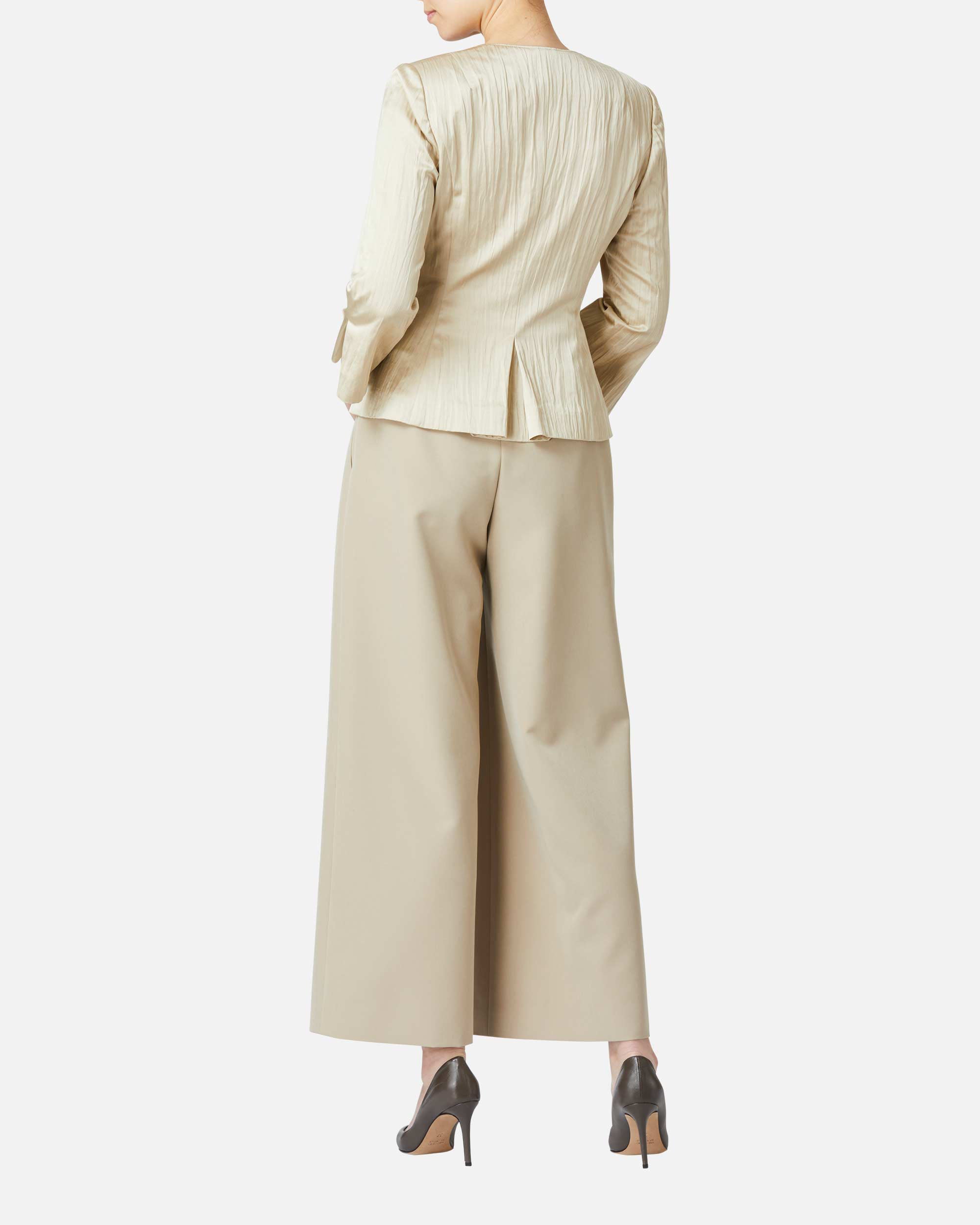 스트레치 크레페 와이드 팬츠 / Wide Stretch Crepe Pants