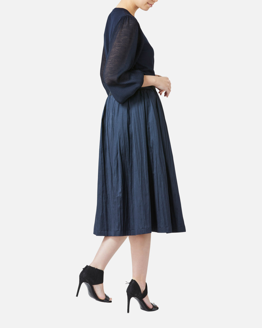 개더 플레어 스커트 / Gathered Flare Skirt