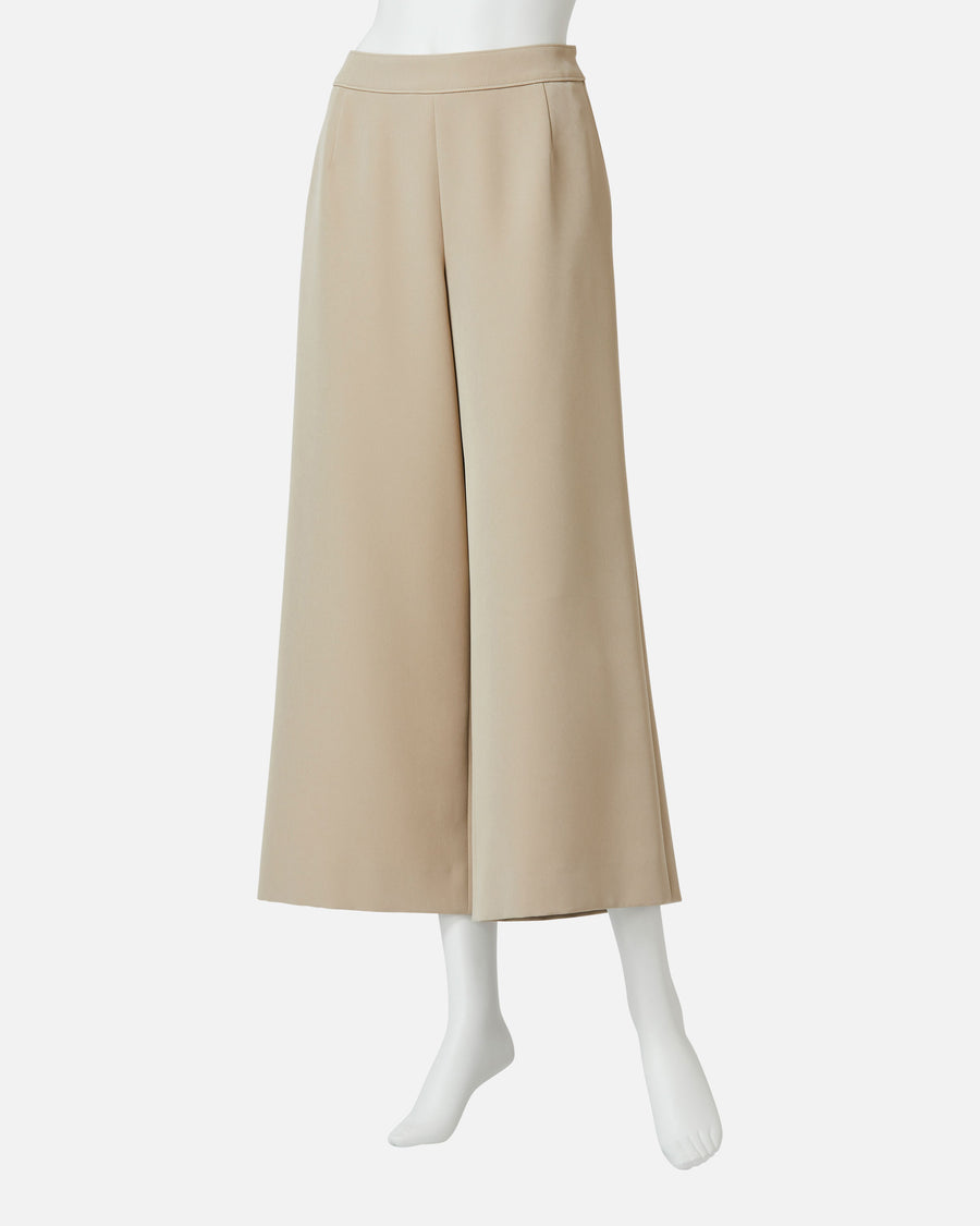 스트레치 크레페 와이드 팬츠 / Wide Stretch Crepe Pants