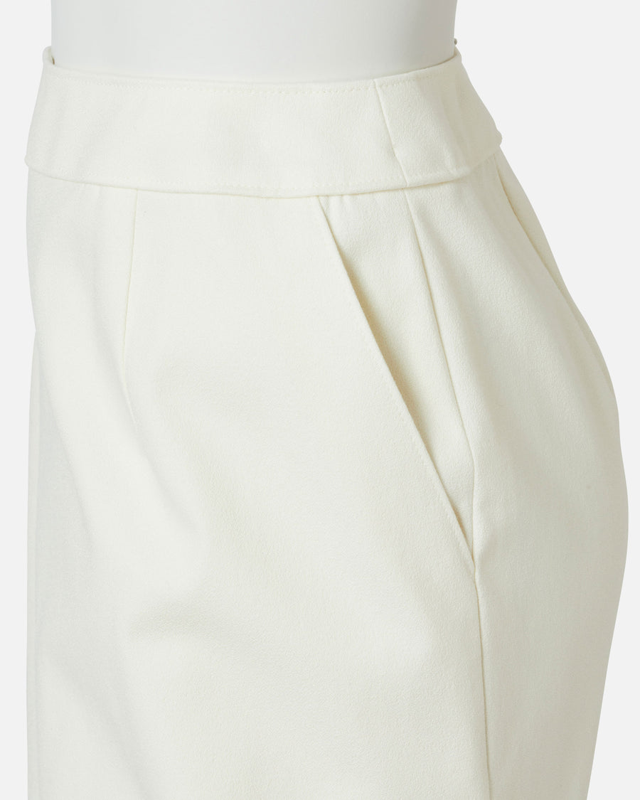 스트레치 크레페 사이드 슬릿 스커트 / Stretch Crepe Side Slit Skirt