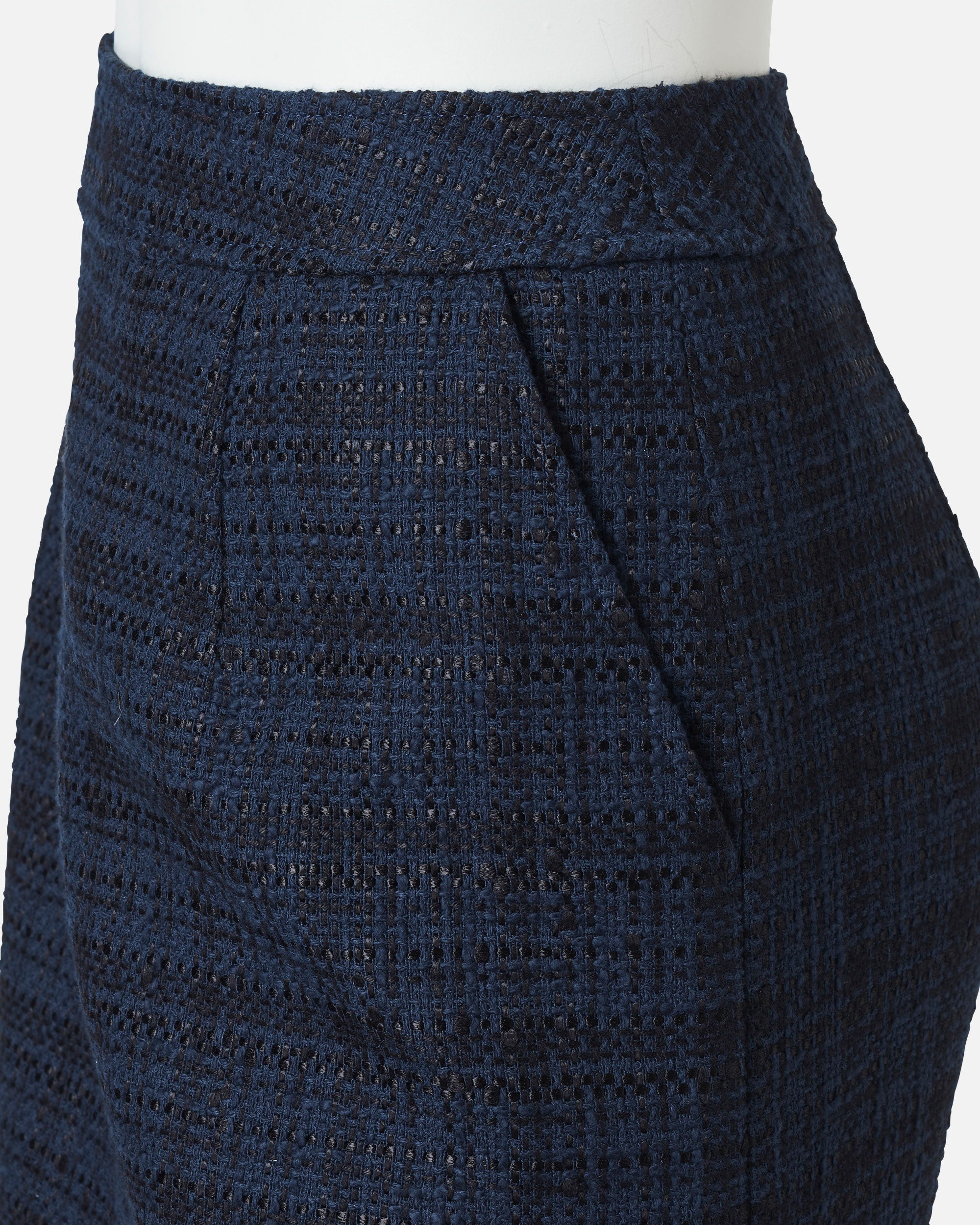 스트레치 크레페 사이드 슬릿 스커트 / Stretch Crepe Side Slit Skirt