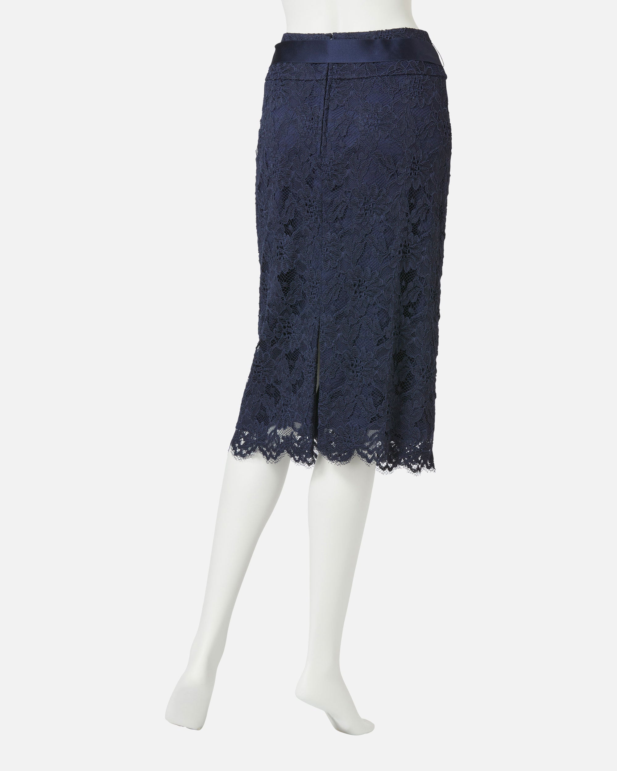 러셀 레이스 타이트 스커트 / Raschel Lace Straight Skirt