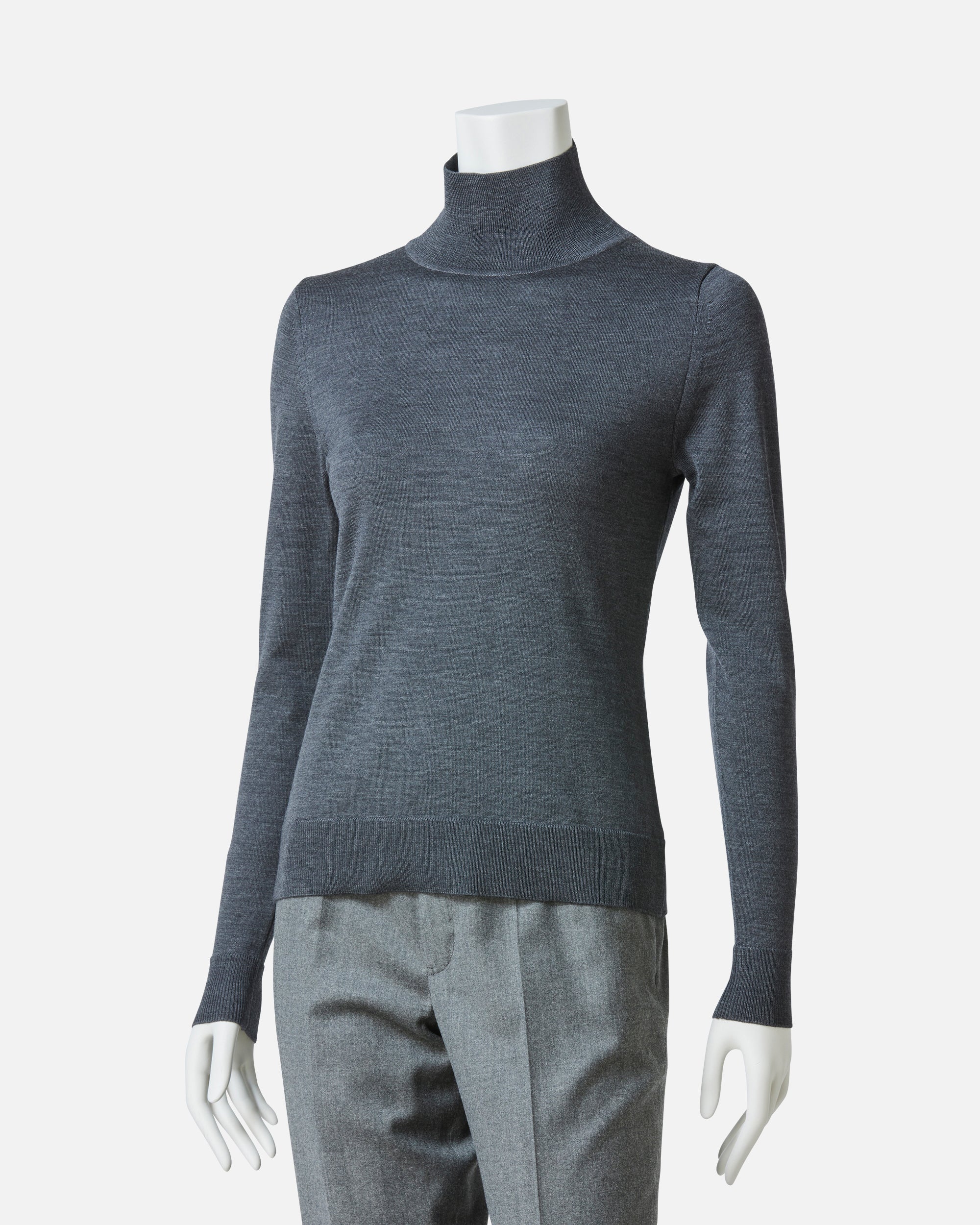 울 캐시미어 하이넥 풀오버 / Wool Cashmere High-Neck Pullover