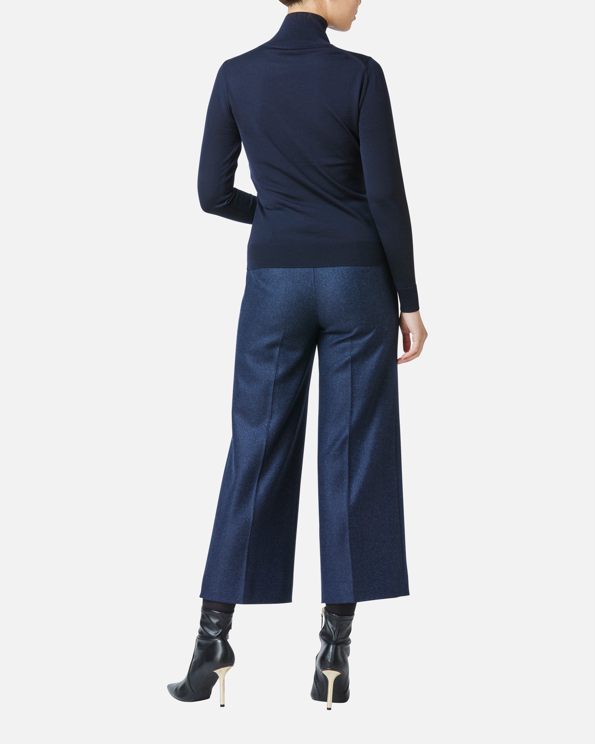 울 캐시미어 하이넥 풀오버 / Wool Cashmere High-Neck Pullover
