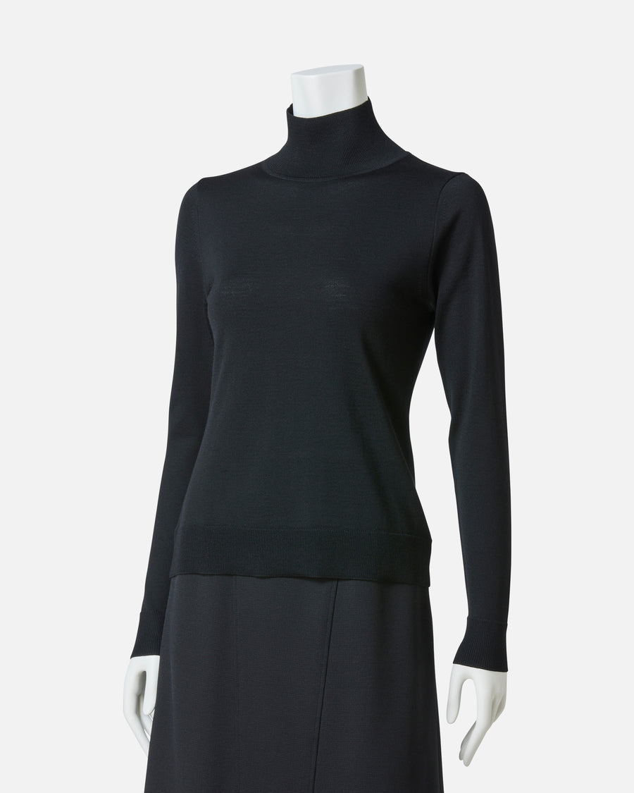 울 캐시미어 하이넥 풀오버 / Wool Cashmere High-Neck Pullover