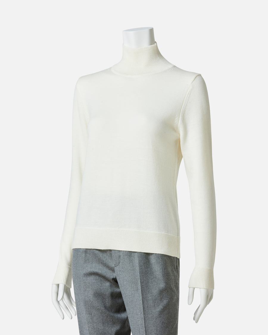 울 캐시미어 하이넥 풀오버 / Wool Cashmere High-Neck Pullover