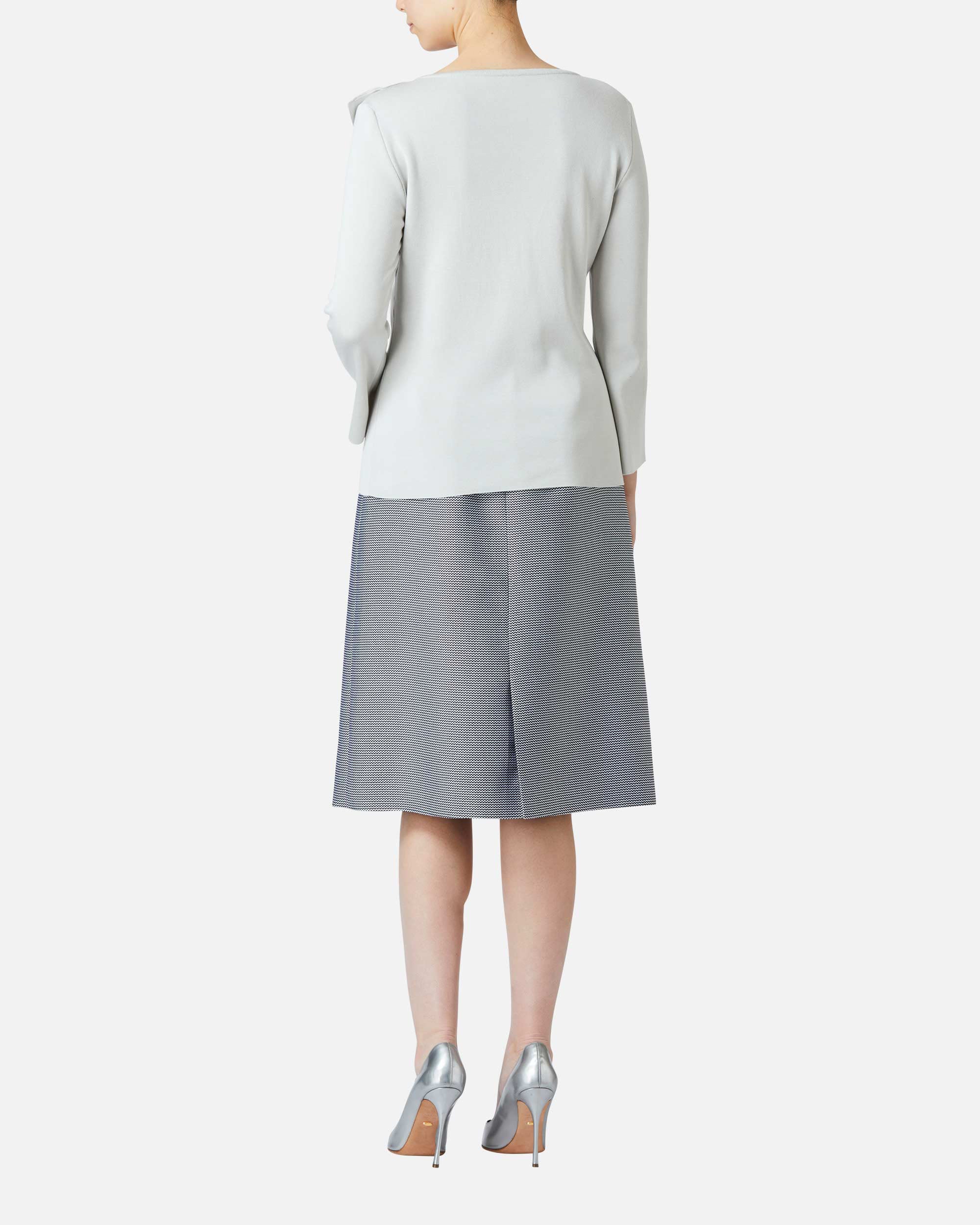 실크 나일론 자카드 스커트