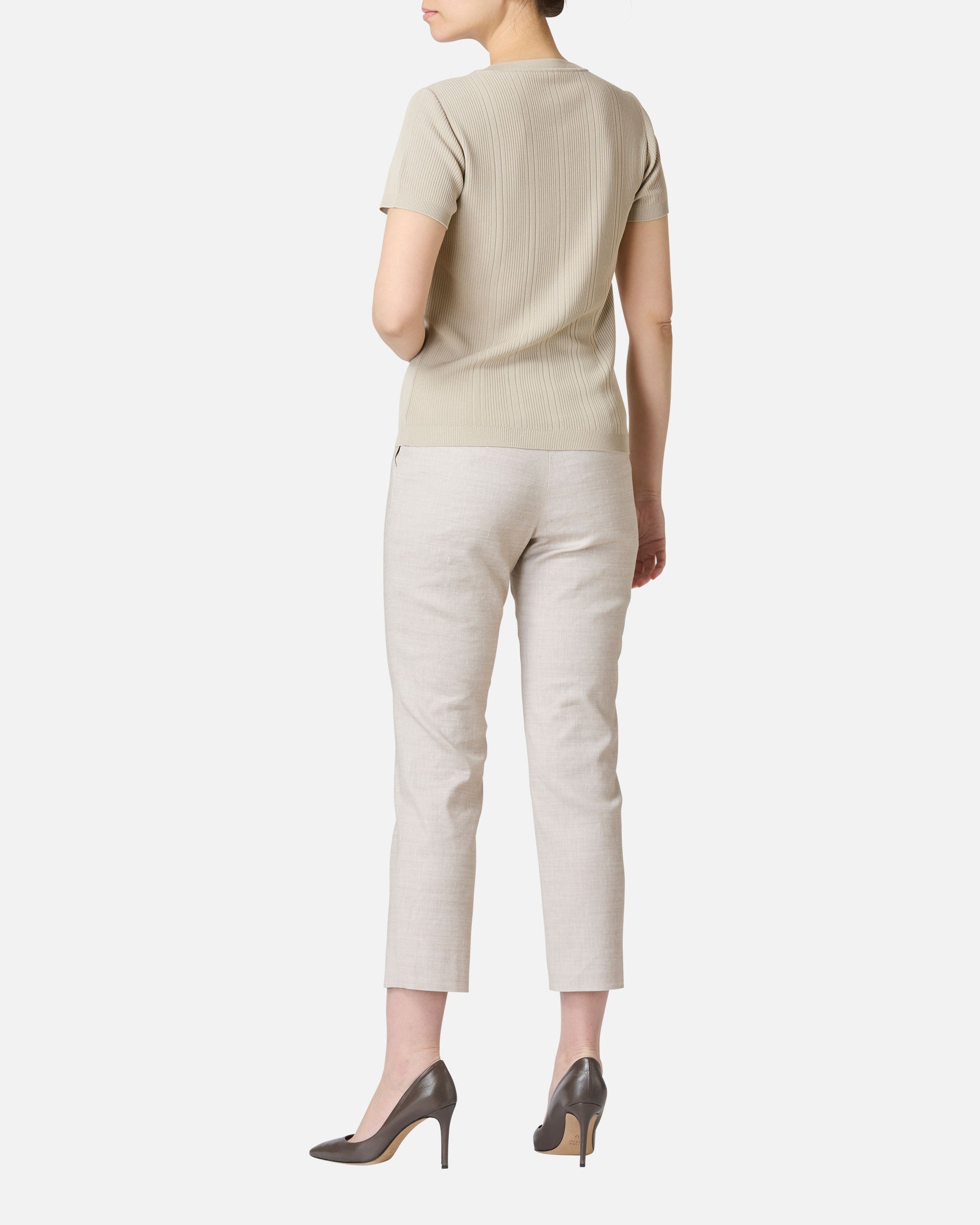유기농 코튼 리브 니트 풀오버 / Organic Cotton Rib Knit Pullover