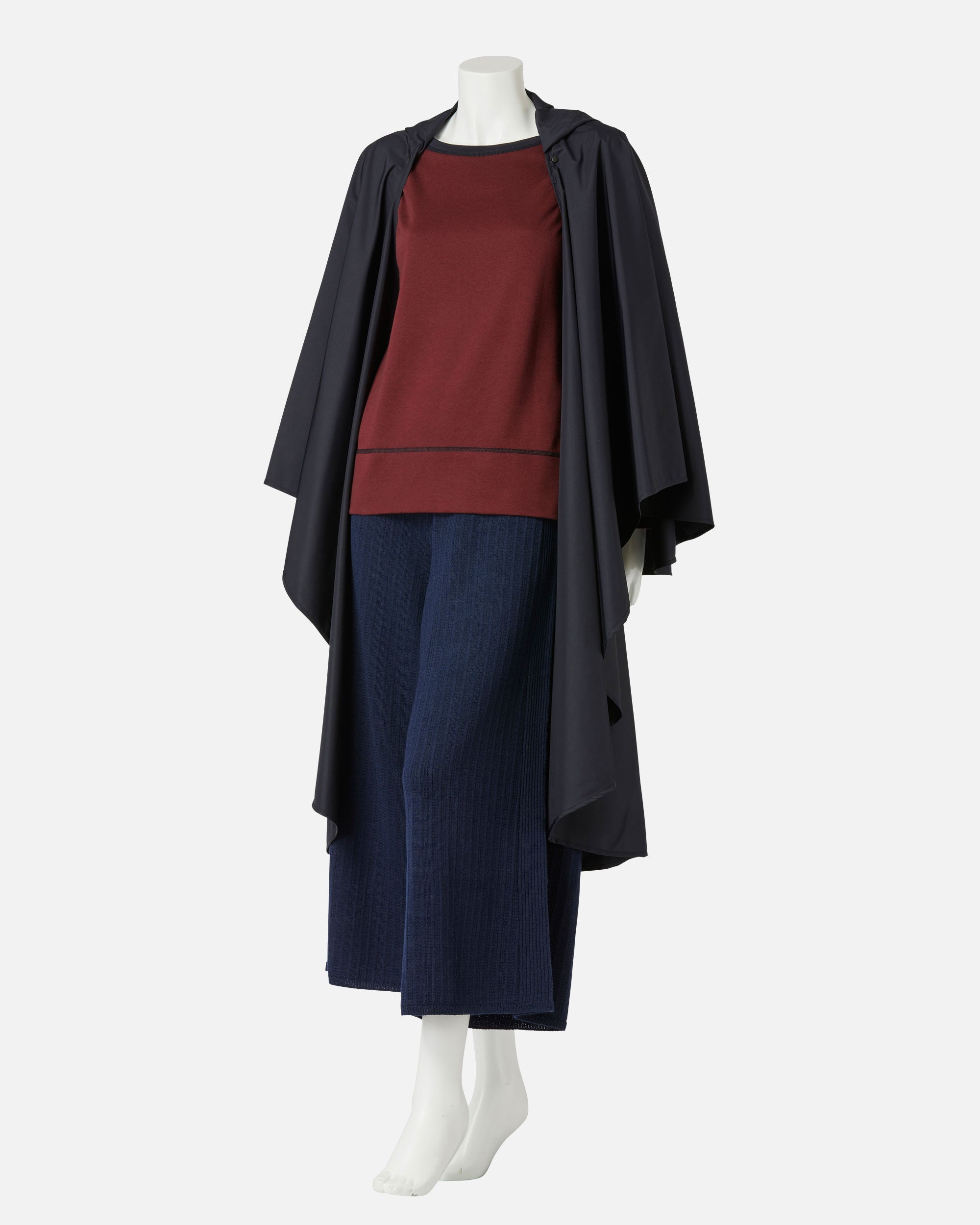 실크 코튼 저지 리버시블 풀오버 / Reversible Silk Cotton Jersey Pullover
