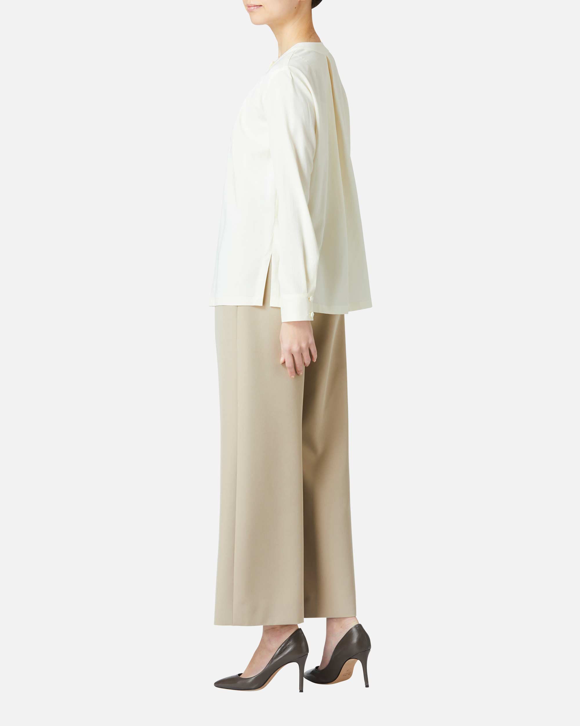 스트레치 크레페 와이드 팬츠 / Wide Stretch Crepe Pants