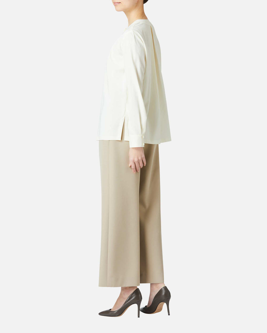 스트레치 크레페 와이드 팬츠 / Wide Stretch Crepe Pants