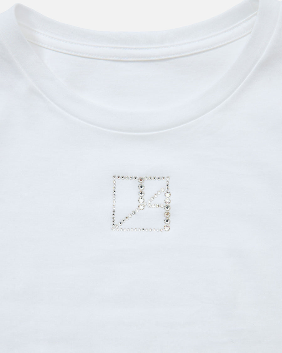 라인 스톤 로고 티셔츠 / Rhinestone Logo T-Shirt