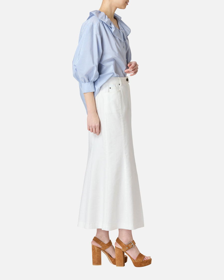 코튼 레이온 트윌 롱 스커트 / Cotton Rayon Twill Long Skirt