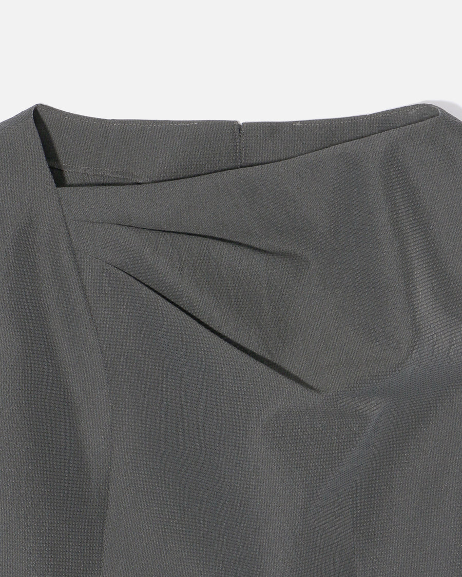 폴리 에스테르 나일론 자카드 리본이 달린 블라우스 / Polyester Nylon Jacquard Blouse with Ribbon