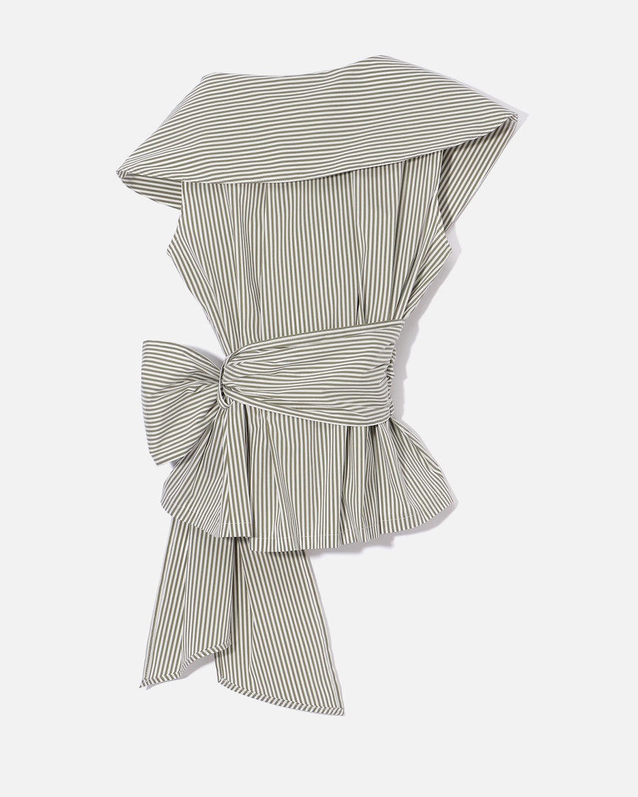 폴리에스테르 나일론 소프트 태프터 카슈쿠르풍 블라우스 / Cache-Coeur Style Polyester Nylon Soft Taffeta Blouse