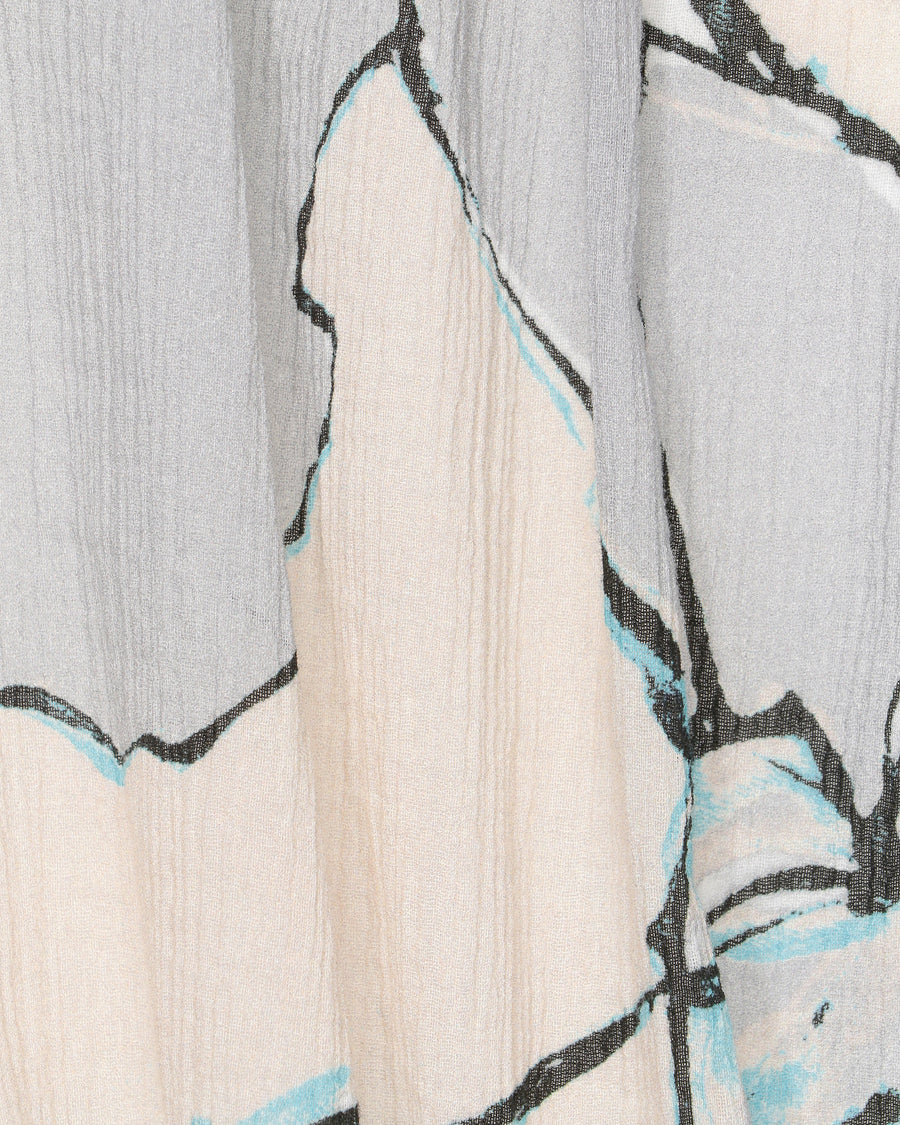 보타니컬 무늬 블라우스 / Botanical Print Blouse