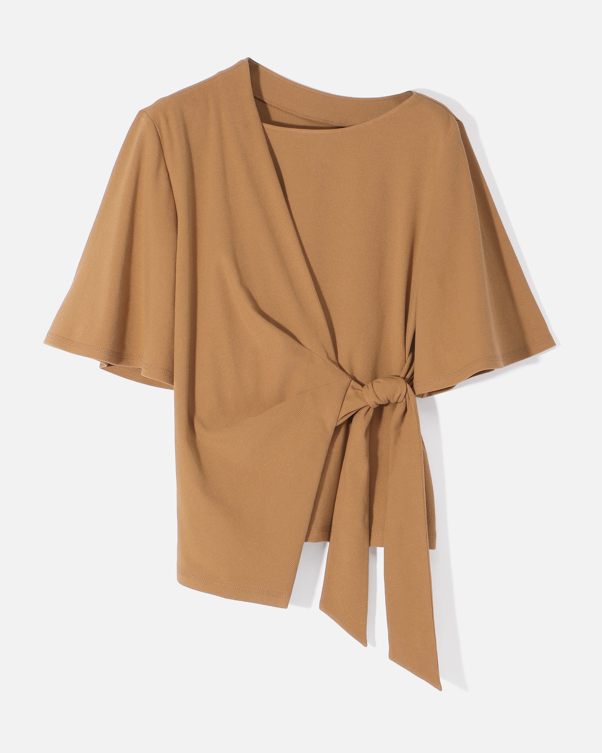 비대칭 랩 블라우스 / Asymmetry Wrap Blouse