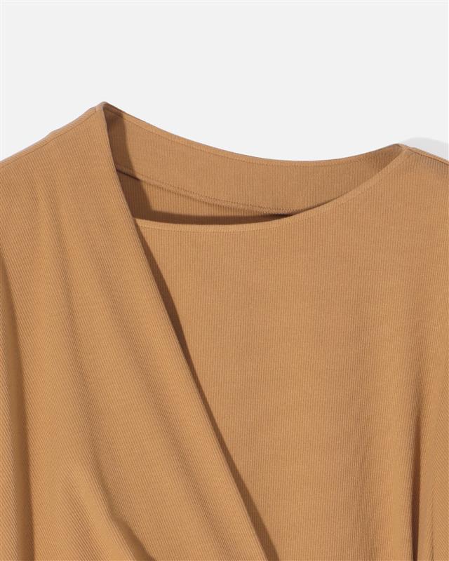 비대칭 랩 블라우스 / Asymmetry Wrap Blouse