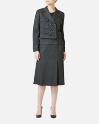 프론트 택 조젯 블라우스 / Pleated Front Blouse