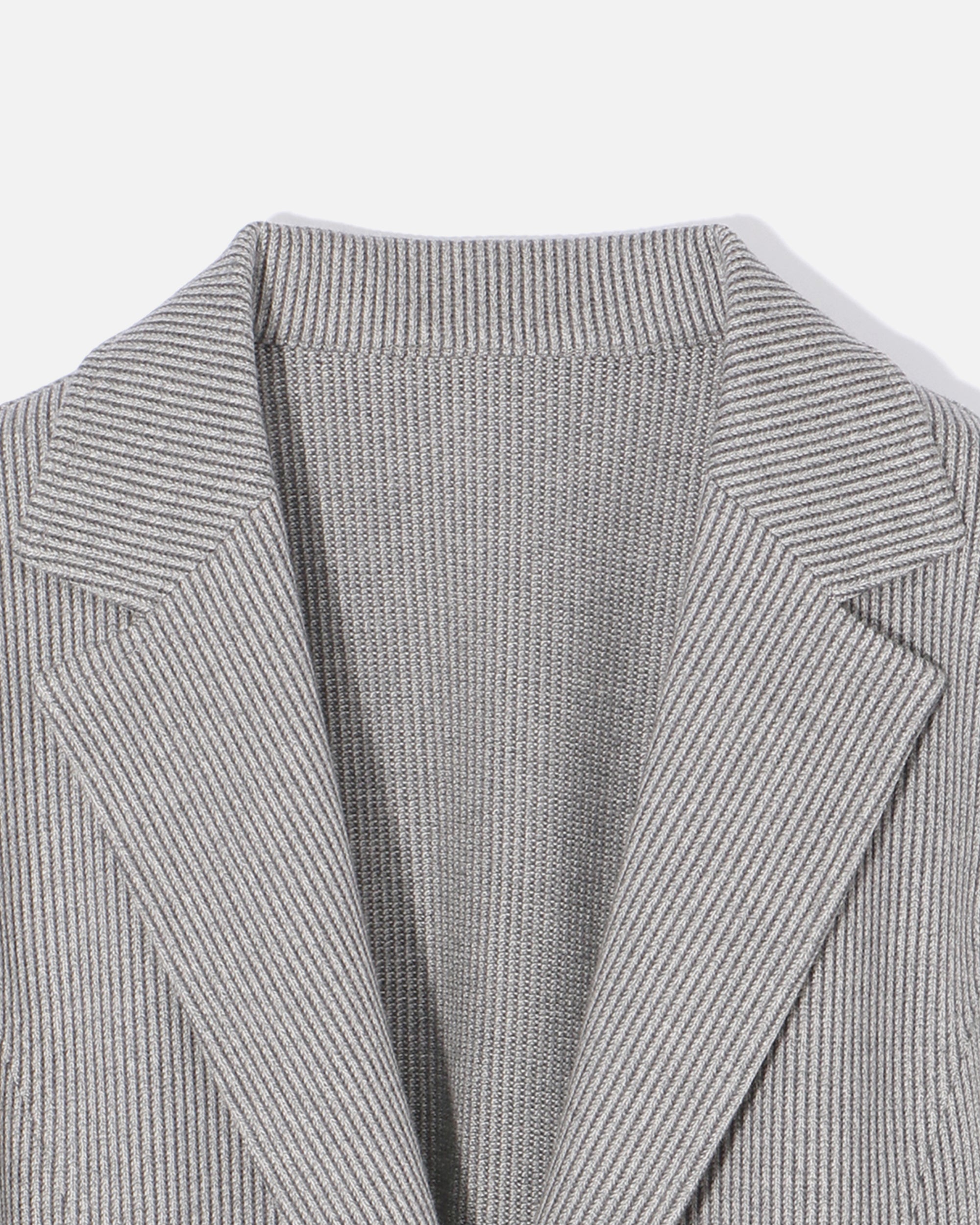 린넨 코튼 저지 원활한 재킷 / Linen Cotton Jersey Seamless Jacket