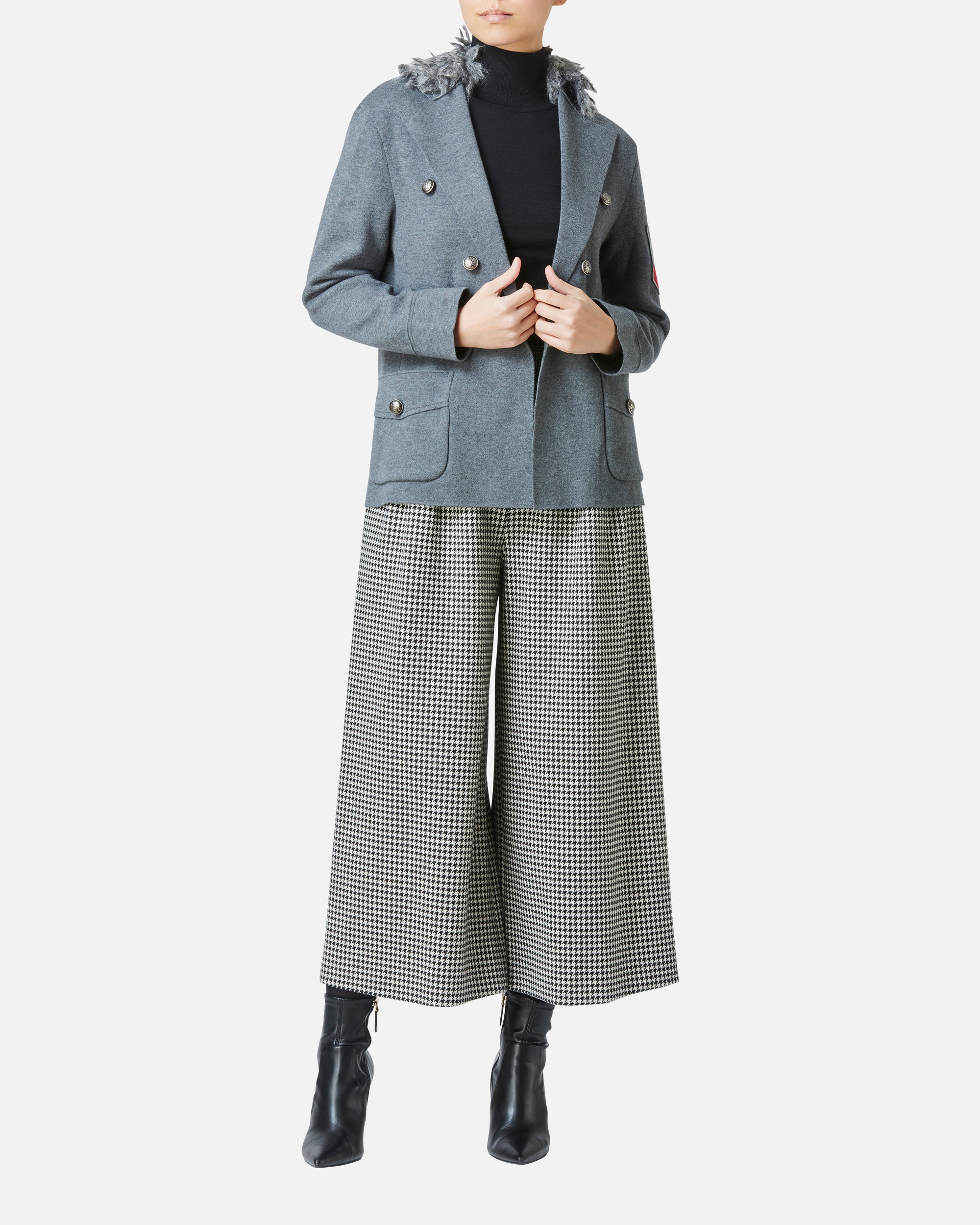 울 캐시미어 하이넥 풀오버 / Wool Cashmere High-Neck Pullover