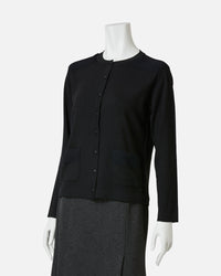 울 실크 프릴 니트 카디건 / Fringed Wool Silk Knit Cardigan