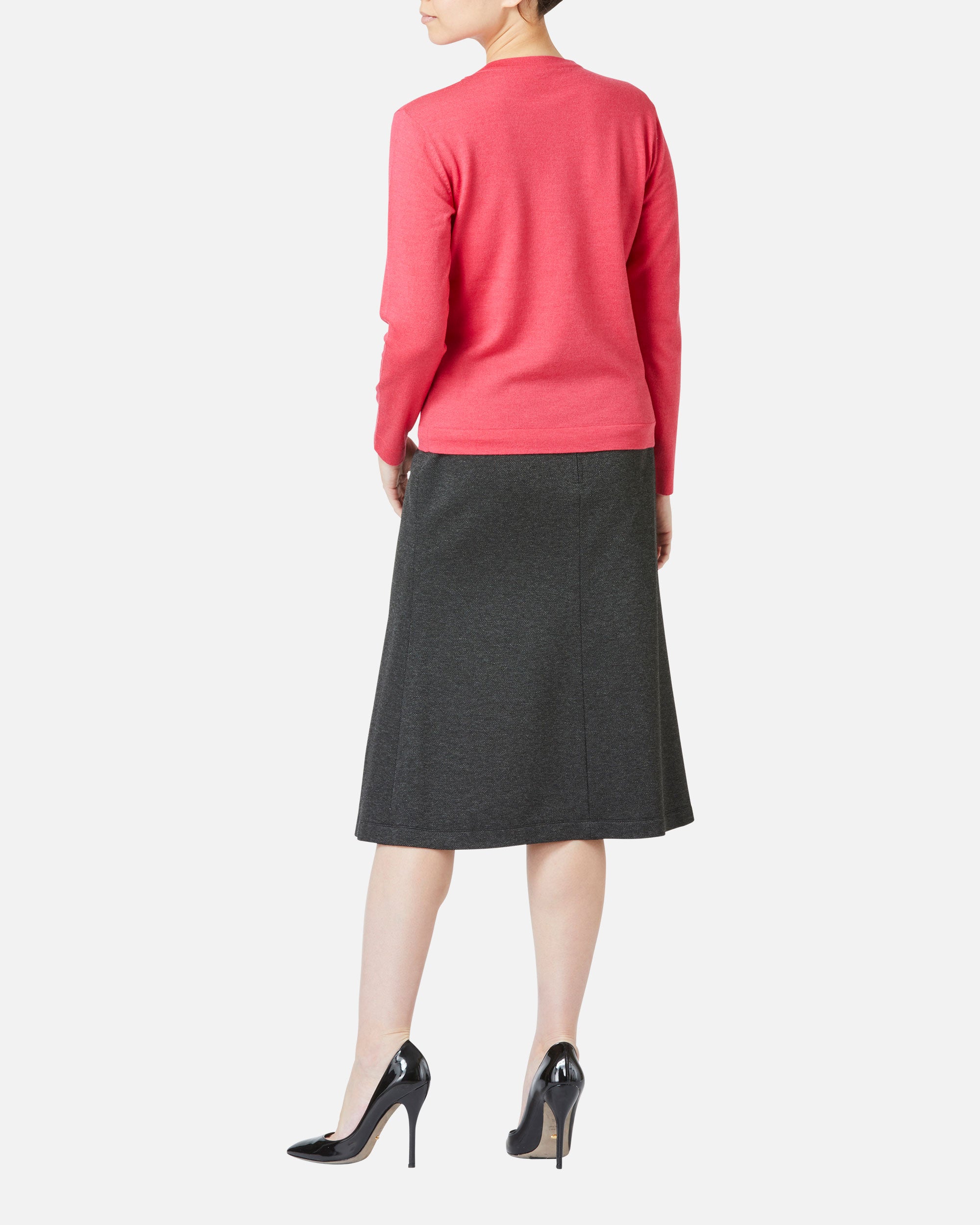 실크 울 프릴 니트 풀오버 / Silk Wool Knit Pullover