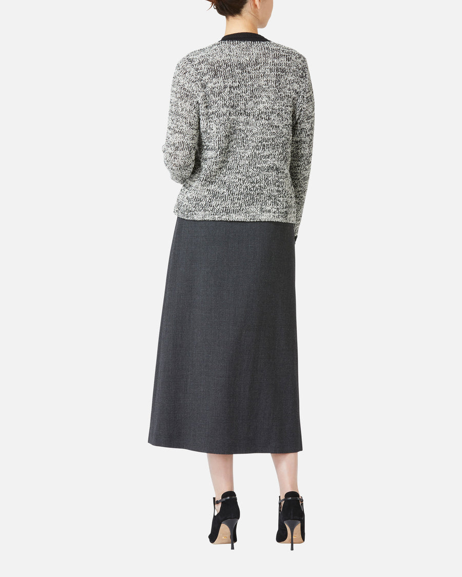 트위드 스타일 니트 재킷 / Tweed Style Knit Jacket