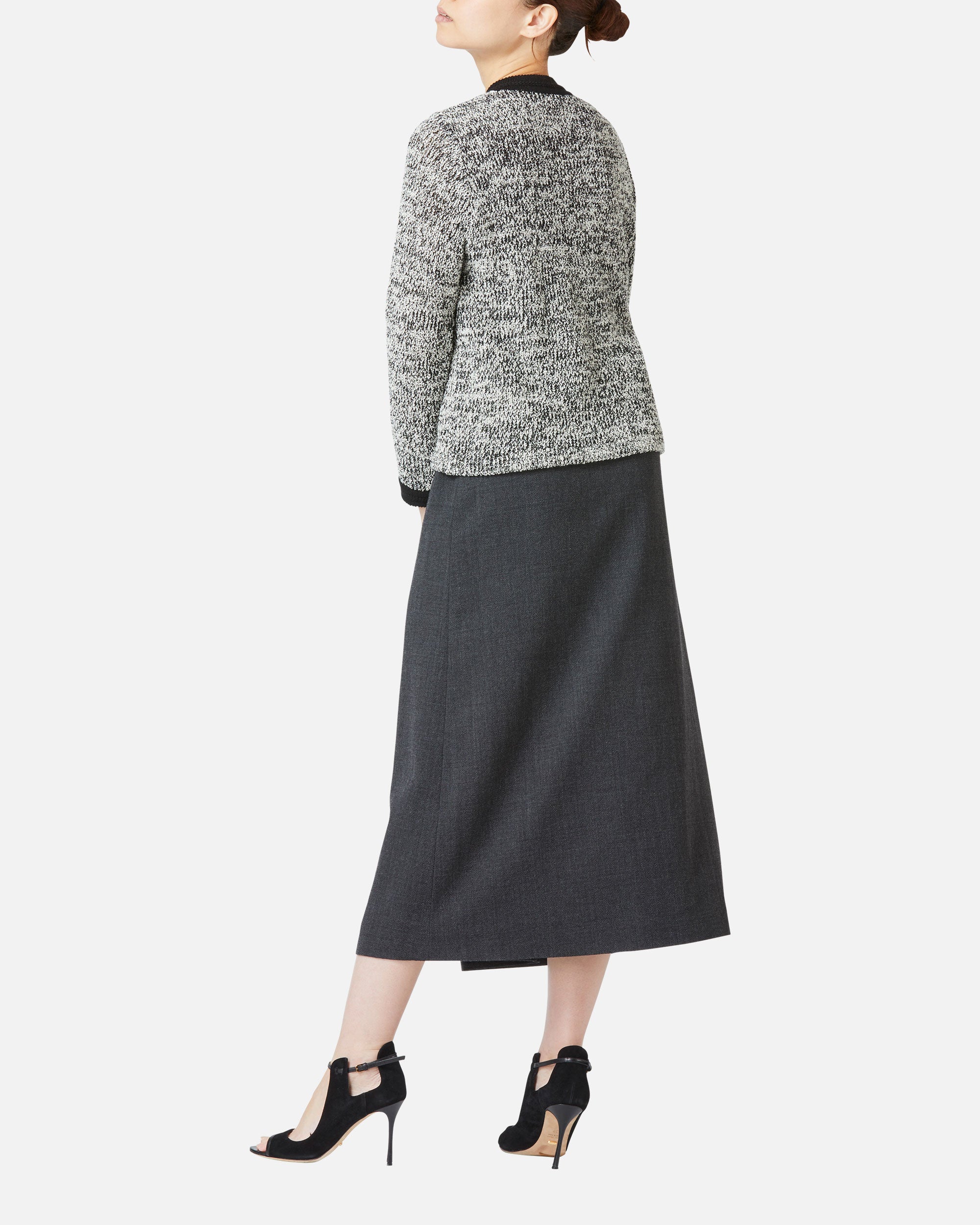 트위드 스타일 니트 재킷 / Tweed Style Knit Jacket