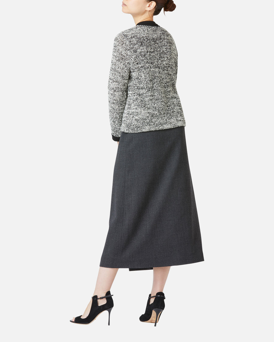 트위드 스타일 니트 재킷 / Tweed Style Knit Jacket