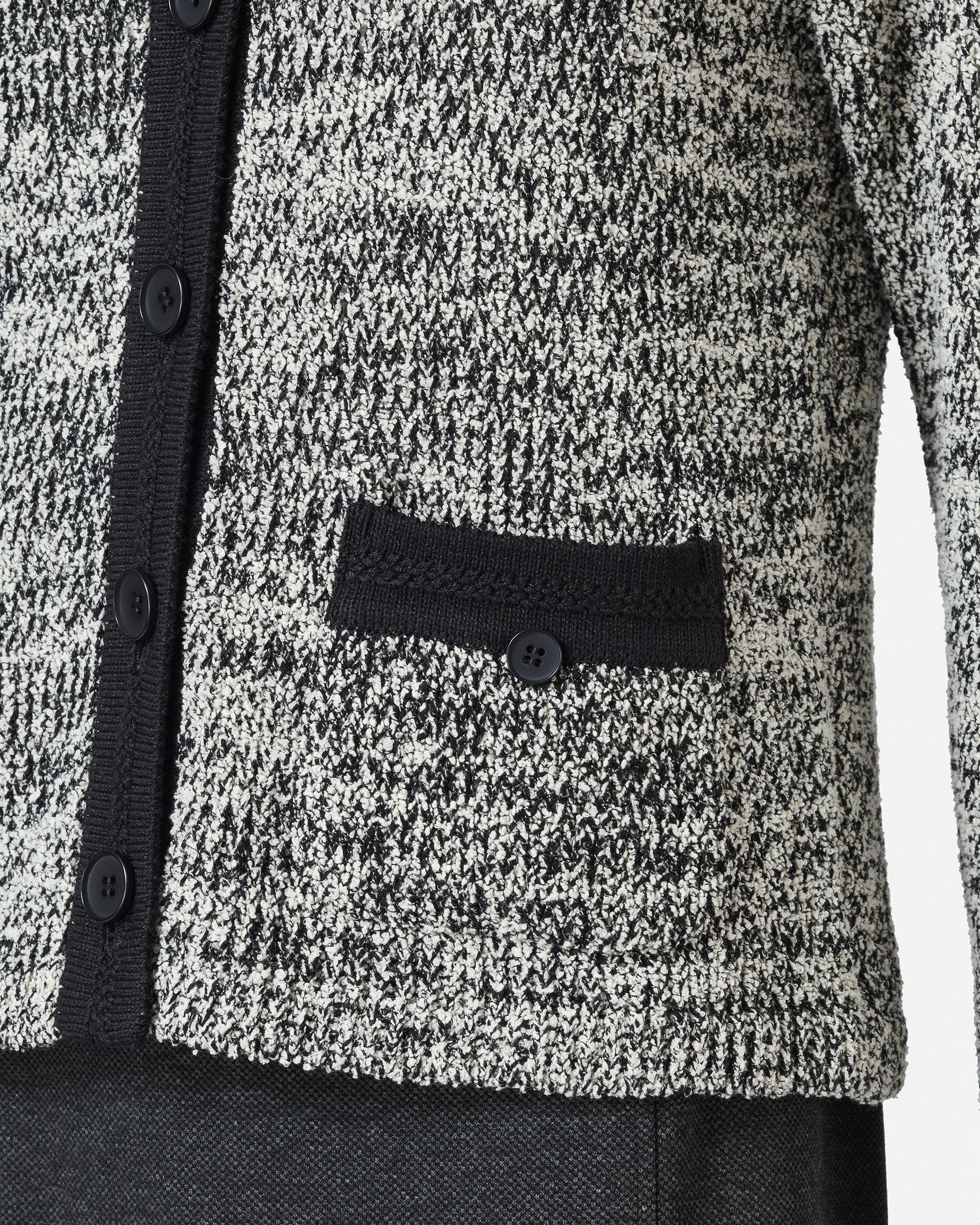 트위드 스타일 니트 재킷 / Tweed Style Knit Jacket