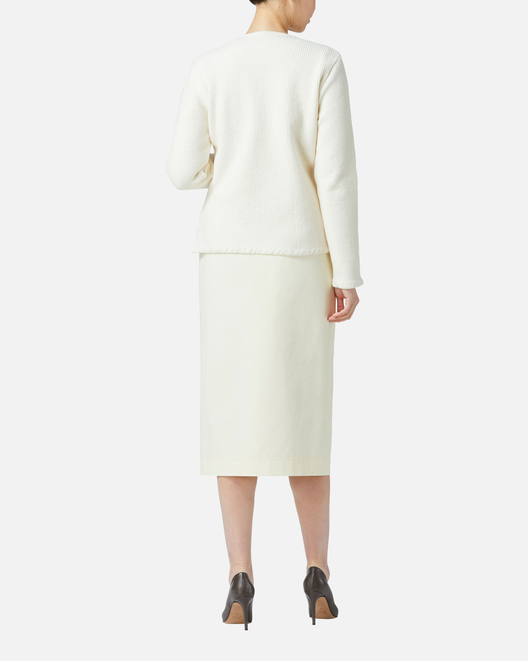 몰 코튼 니트 재킷 / Cotton Chenille Knit Jacket