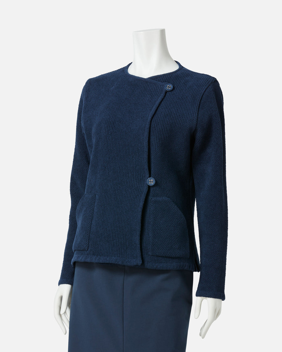 몰 코튼 니트 재킷 / Cotton Chenille Knit Jacket