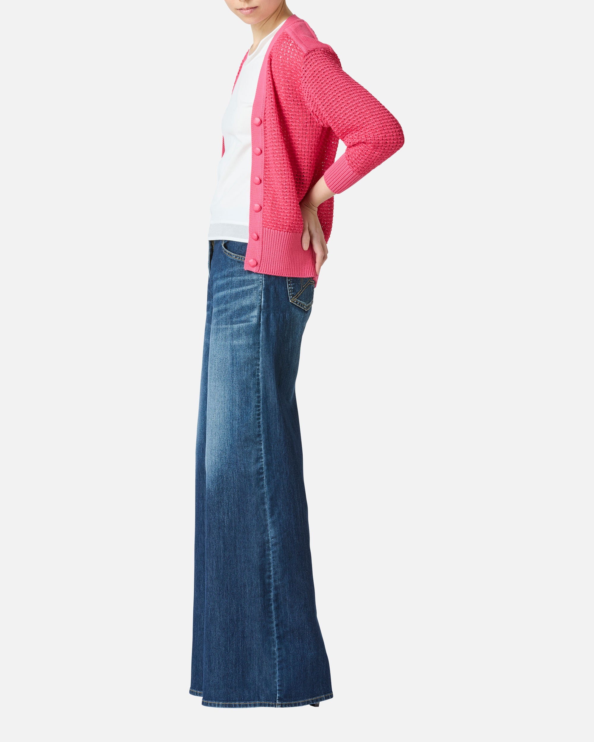 V 넥 가디건 / V-Neck Cardigan