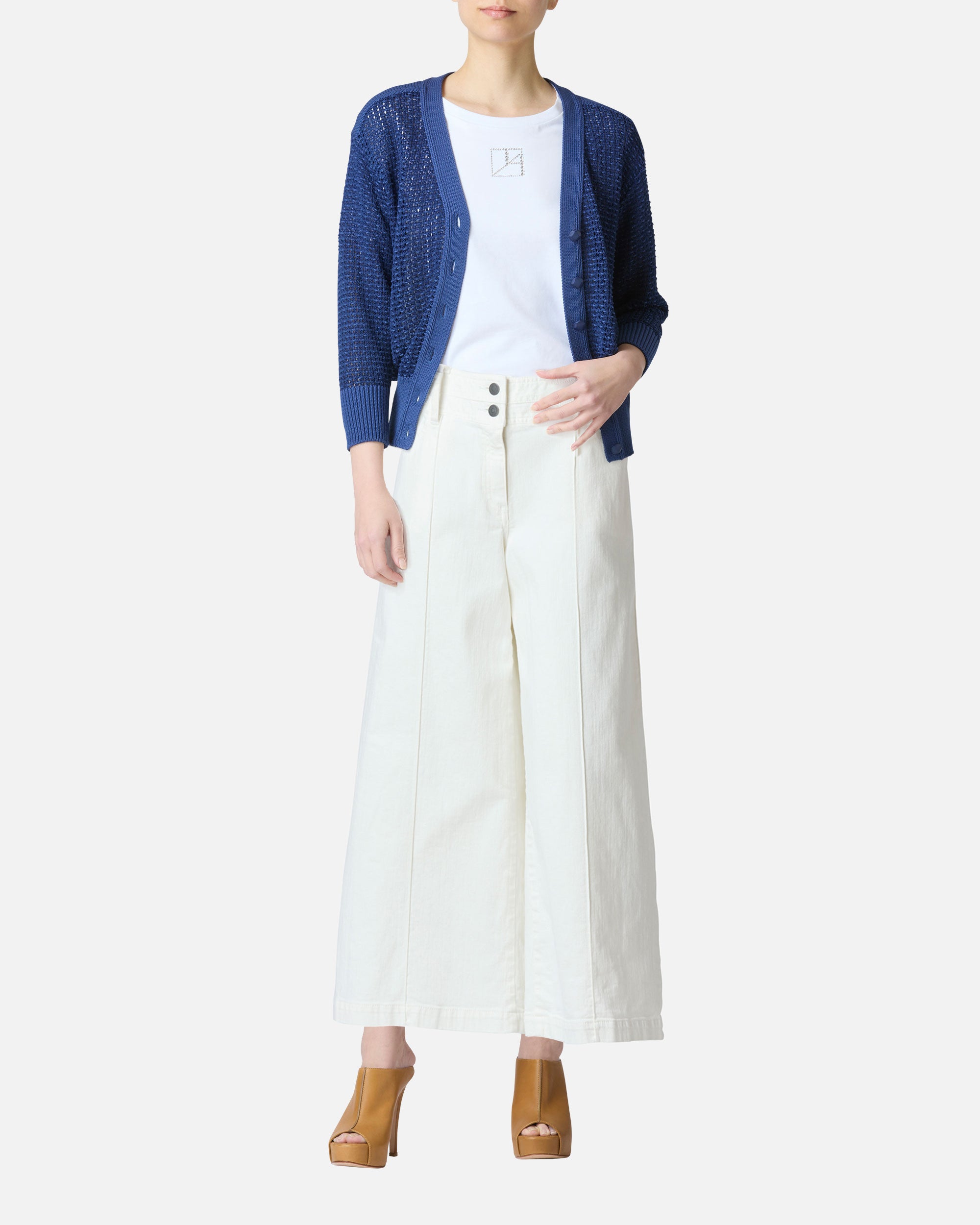 V 넥 가디건 / V-Neck Cardigan