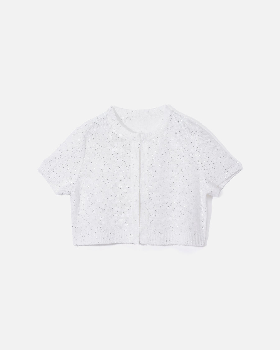 스팽글 니트 가디건 / Sequin Knit Cardigan