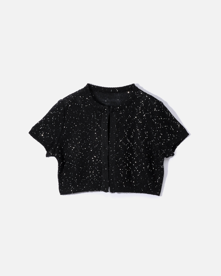 스팽글 니트 가디건 / Sequin Knit Cardigan
