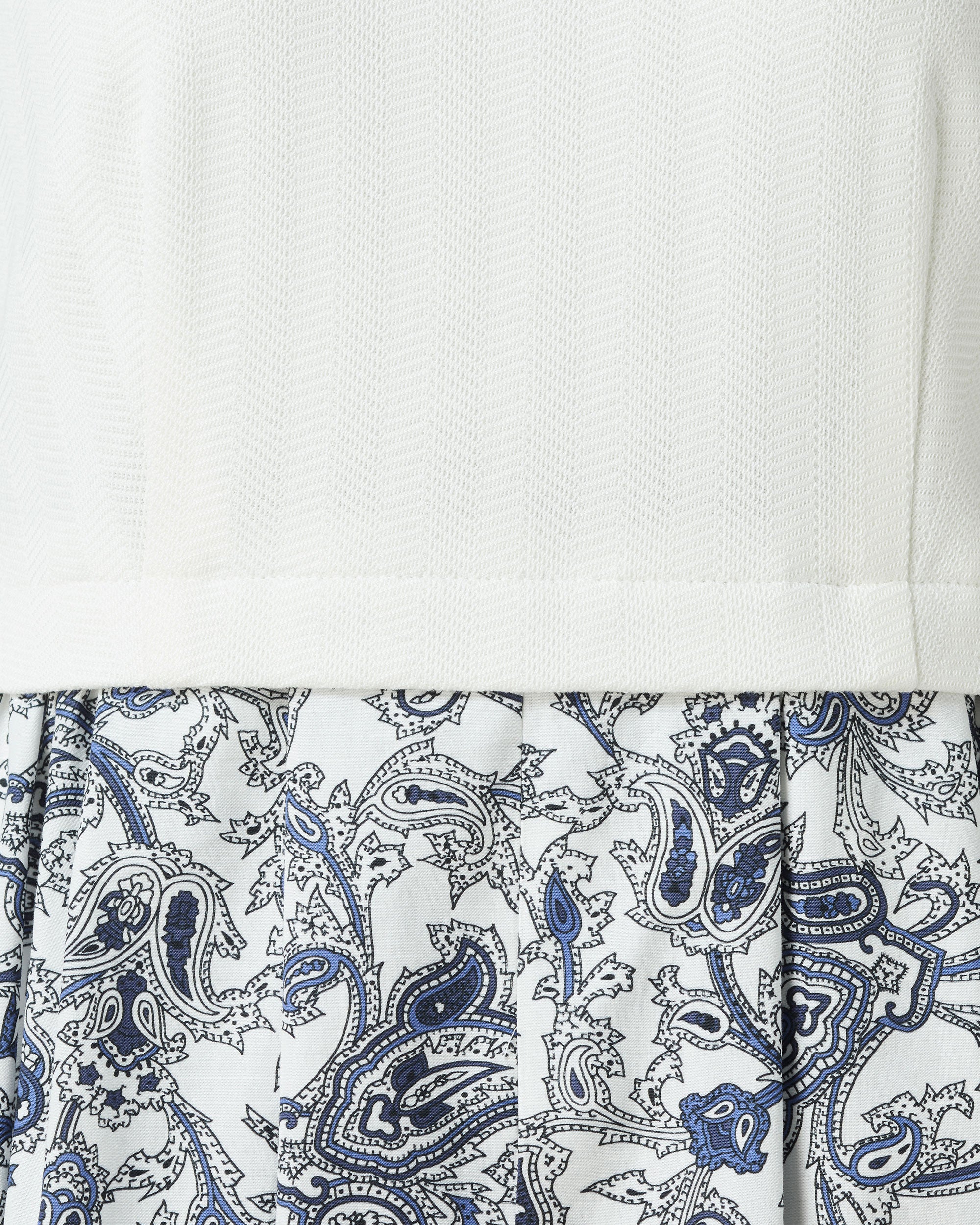 저지 × 페이즐리 프린트 여름 드레스 / Jersey Summer Dress with Paisley Print