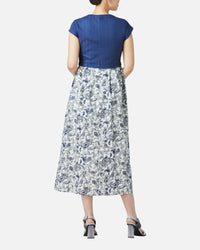 저지 × 페이즐리 프린트 여름 드레스 / Jersey Summer Dress with Paisley Print
