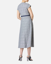 글렌 체크 프론트 버튼 여름 드레스 / Glen Check Front Button Closure Summer Dress