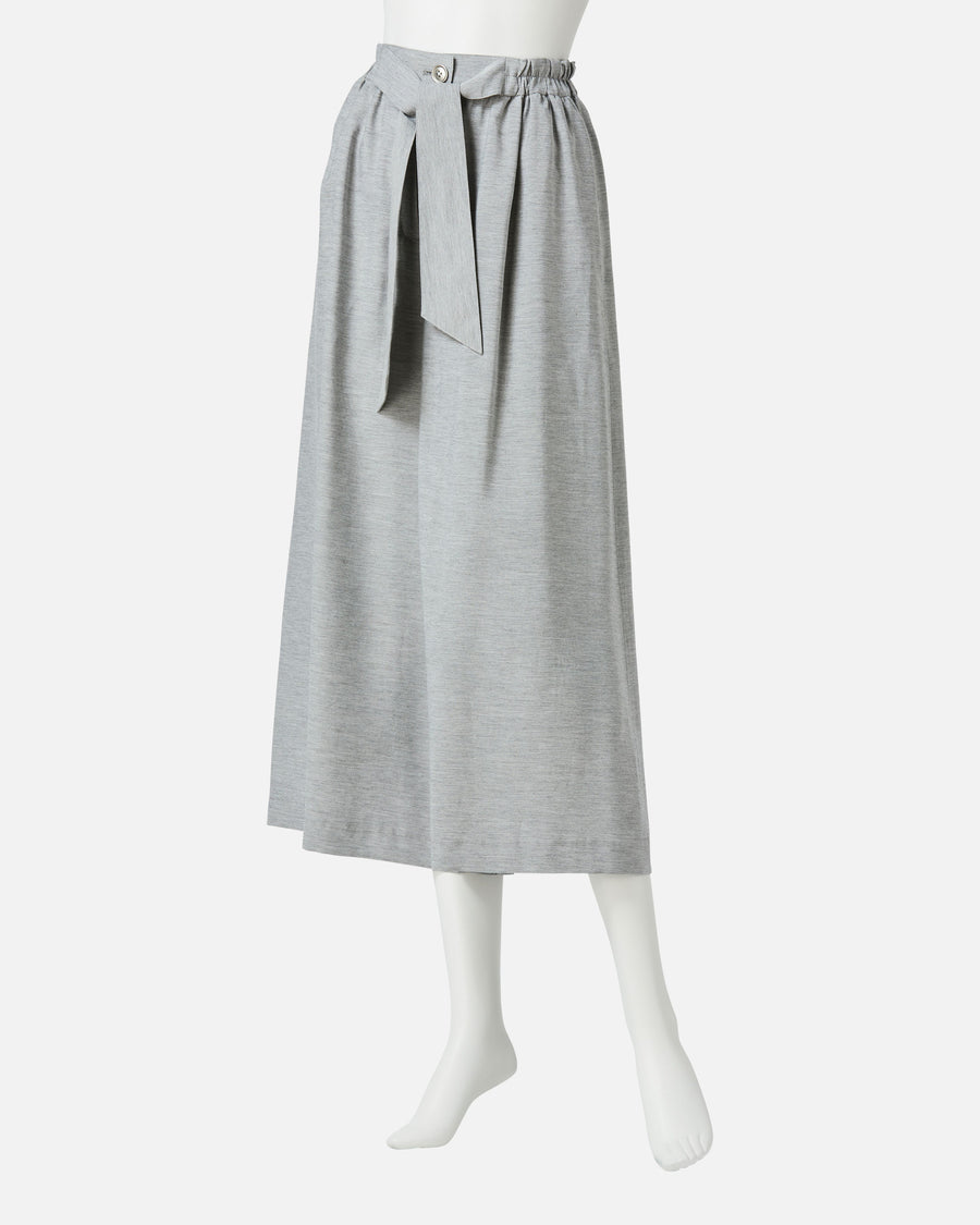 리본 개더 팬츠 / Gathered Waist Pants with Ribbon