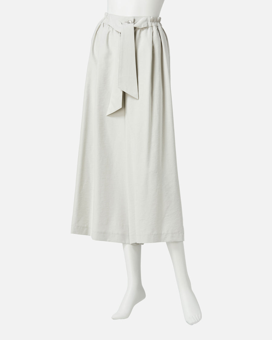 리본 개더 팬츠 / Gathered Waist Pants with Ribbon