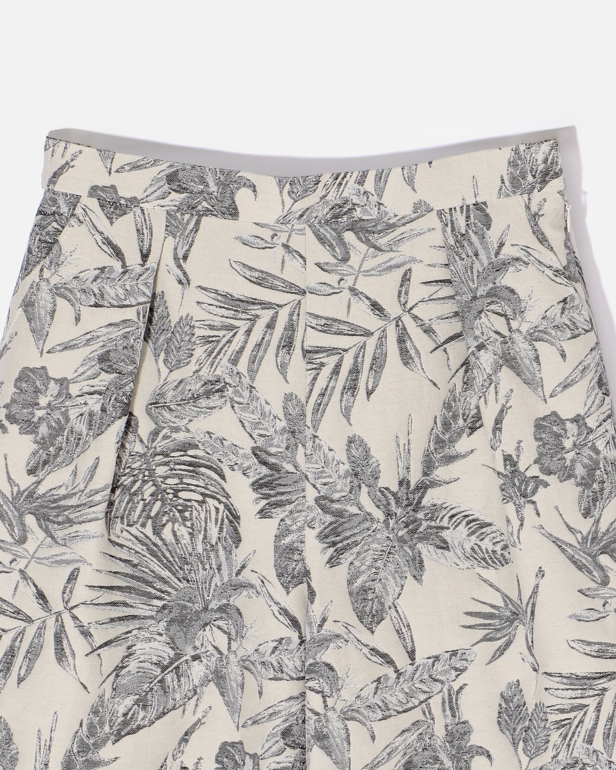 코튼 폴리에스테르 자카드 와이드 팬츠 / Cotton Polyester Jacquard Wide Pants